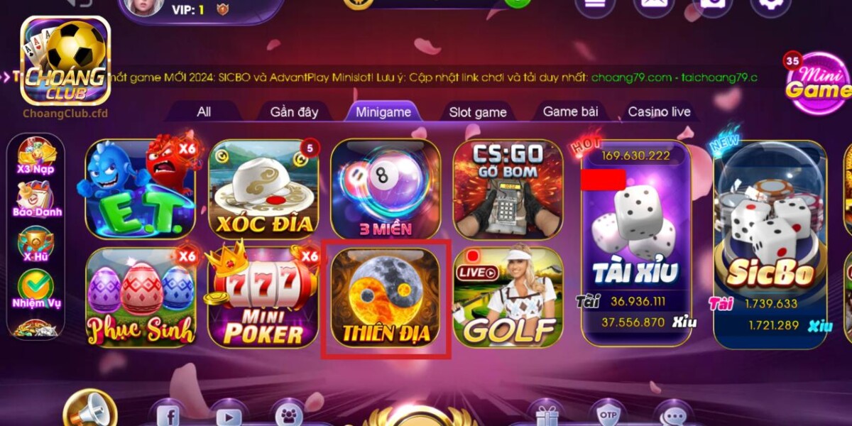 Làm quen với trò chơi Thiên Địa chỉ có mặt tại Choáng Club